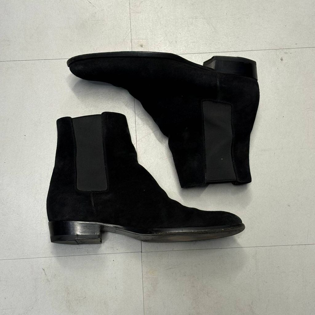 SAINT LAURENT サンローラン Suede Chelsea Boots ブーツ 443208