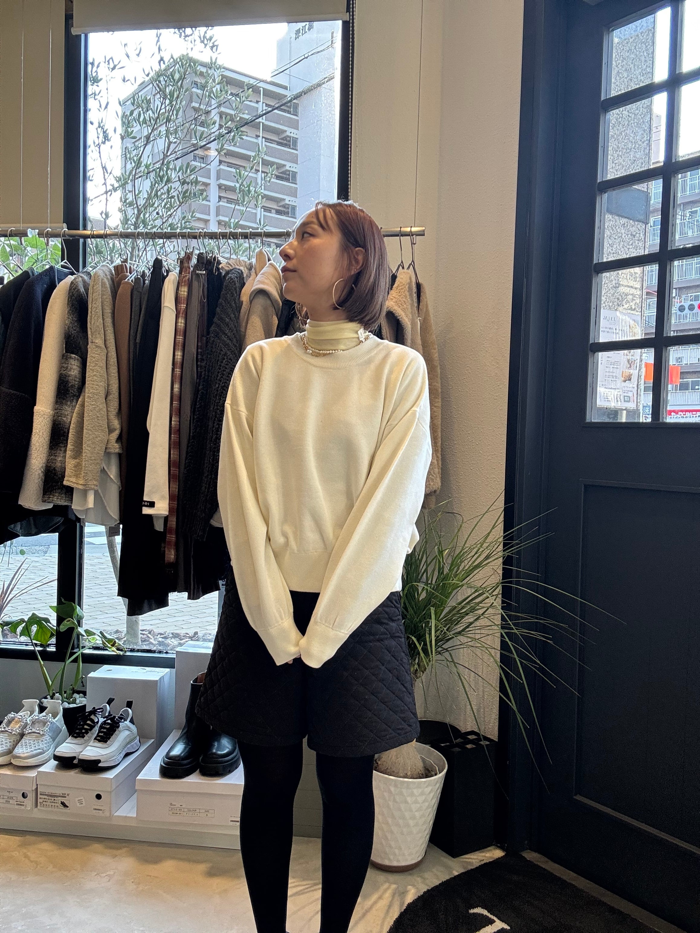 【SELECT】スウェットライクニットPO