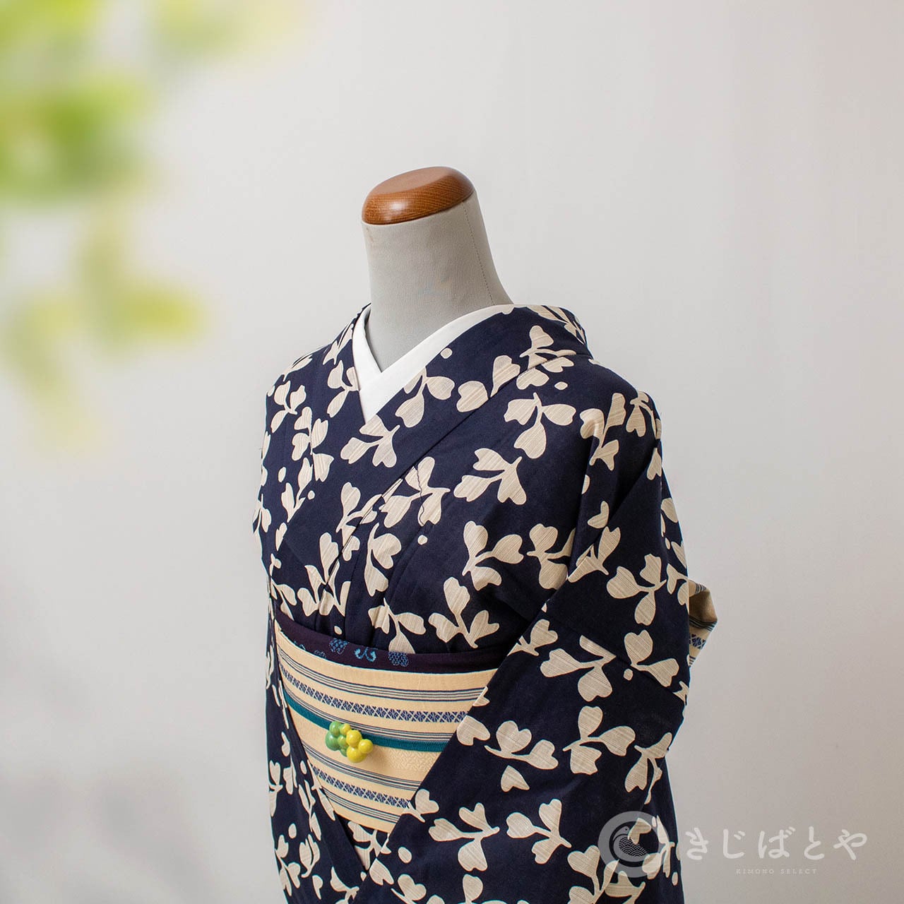 綿麻浴衣 sorrel 濃紺