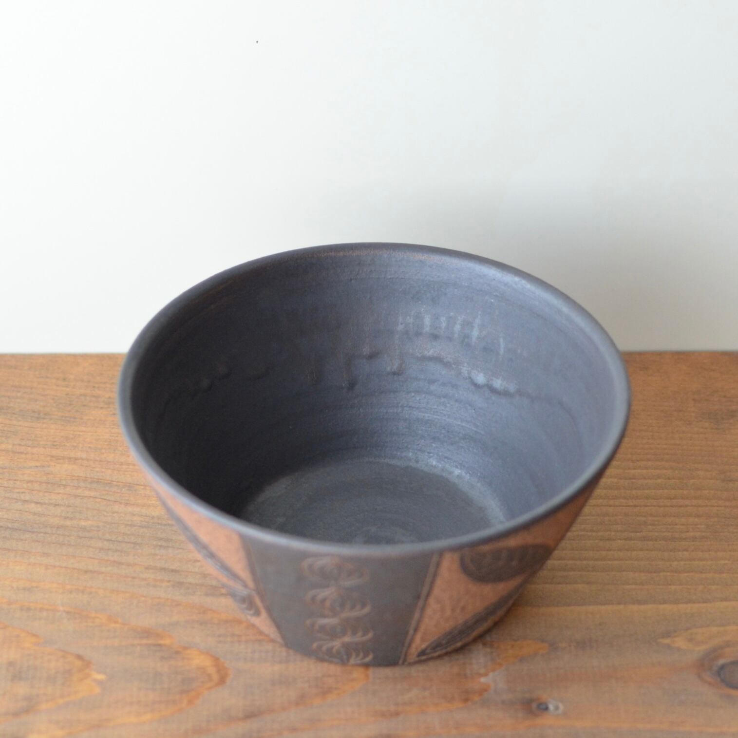 サンニン(月桃)掻き落とし鉢 | 陶器 工房o-gusuya (オーグスヤ) ~沖縄