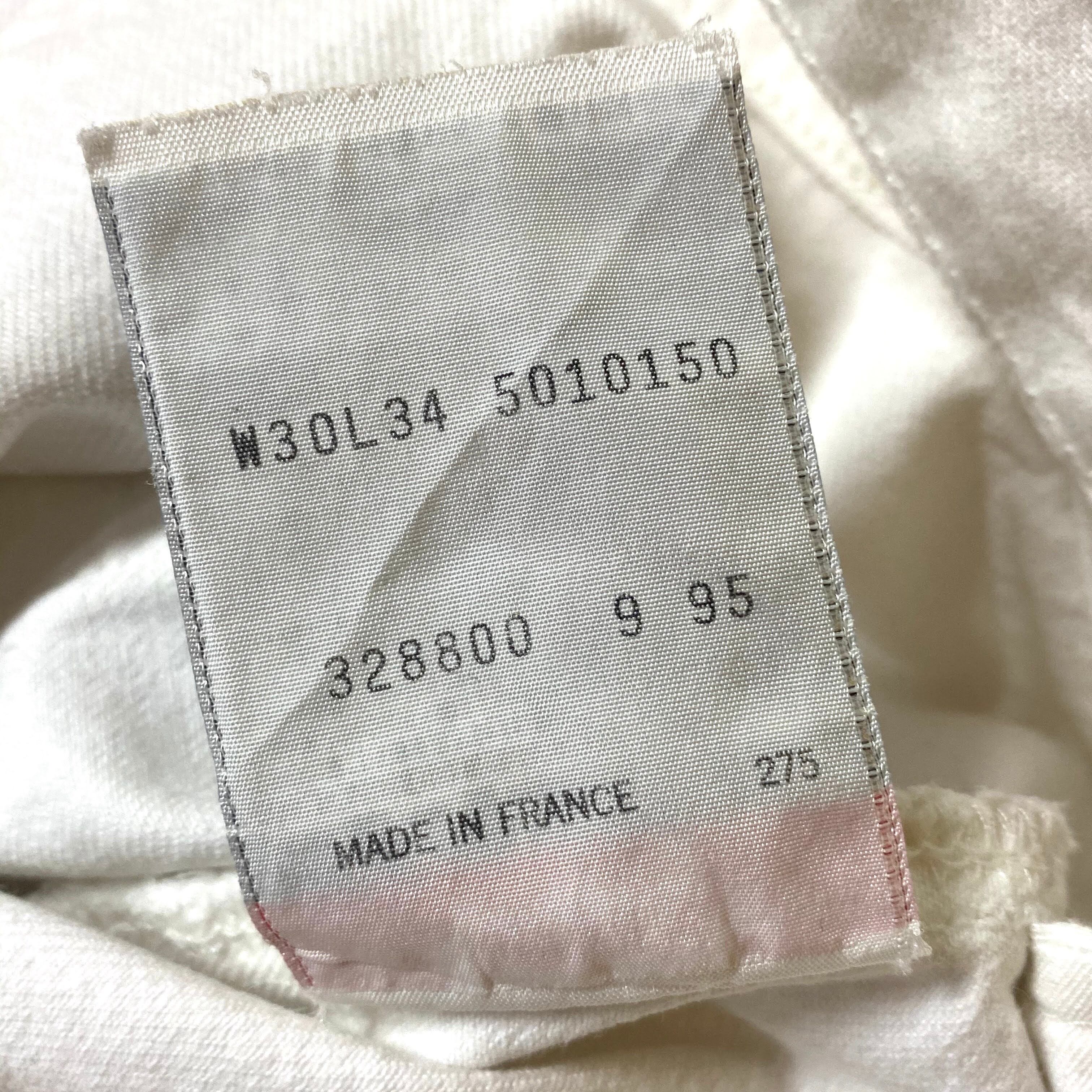 90年代 フランス製 Levi's リーバイス 501 ストレート ホワイトデニム