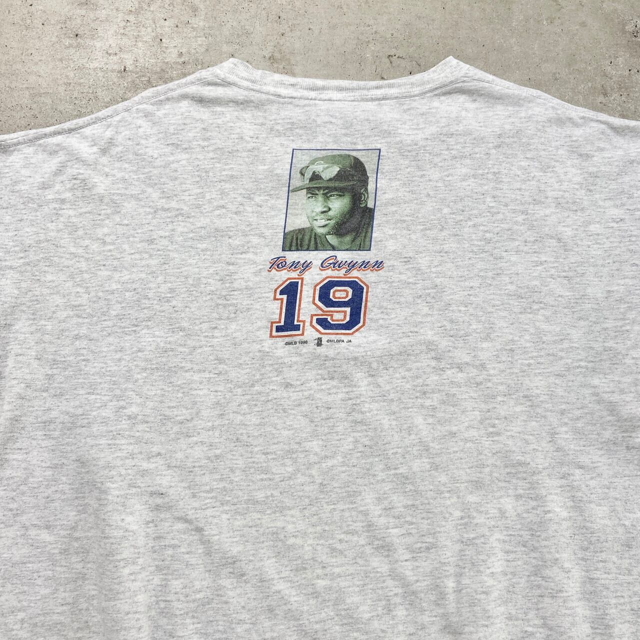 90年代 USA製 MLB San Diego Padres トニー・グウィン 両面プリントT