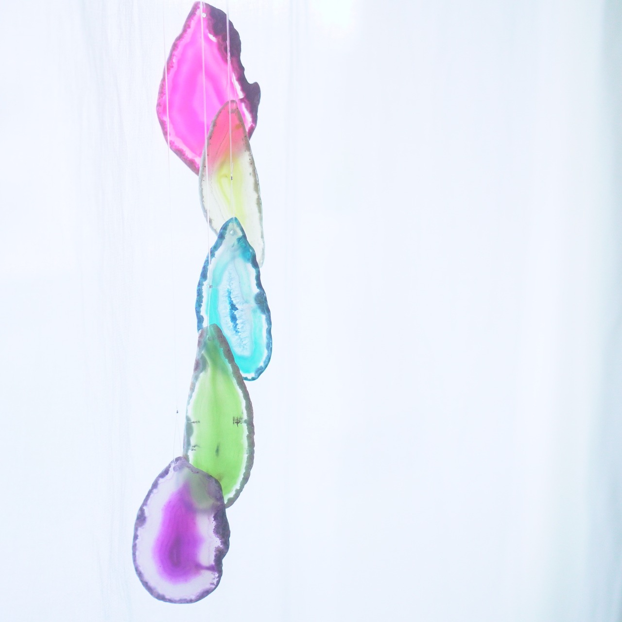 Clear Rainbow 26 - アゲートヒーリングチャイム / Agate Sun Catcher Wind Chime 966