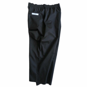 Voiry Sunday Pants-Back Satin [Black / Charcoal gray]