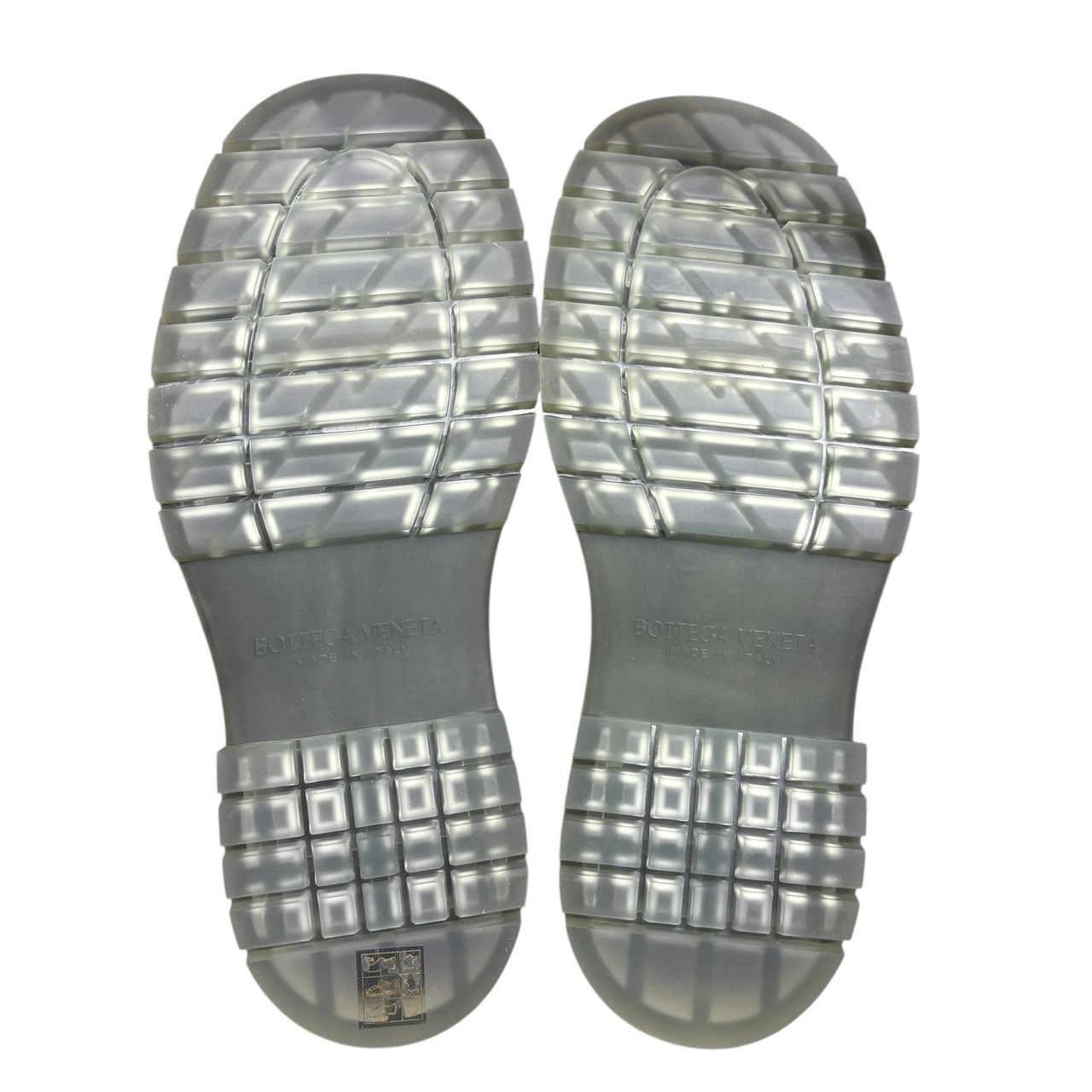 BOTTEGA VENETA black leather shoes “THE STILT“