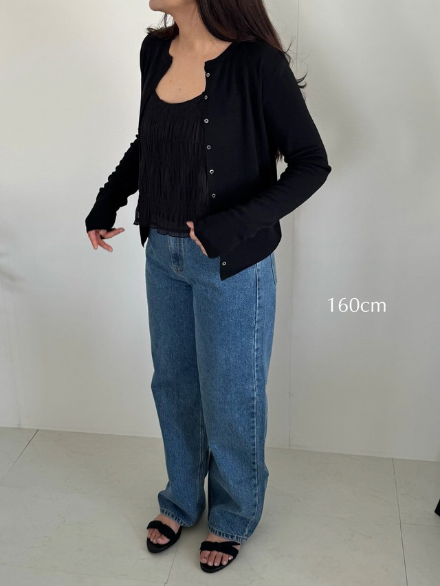 (即納) ounce / Nia indigo denim pants XS size