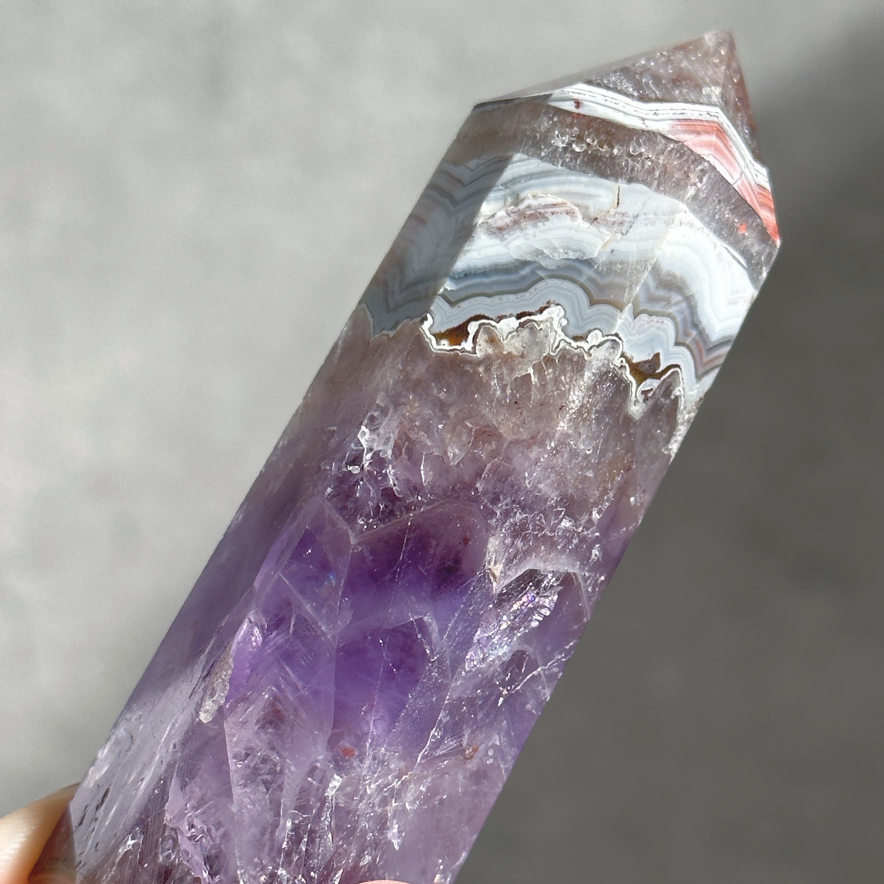 アメジスト×アゲート タワー31◇ Amethyst Tower ◇天然石・鉱物