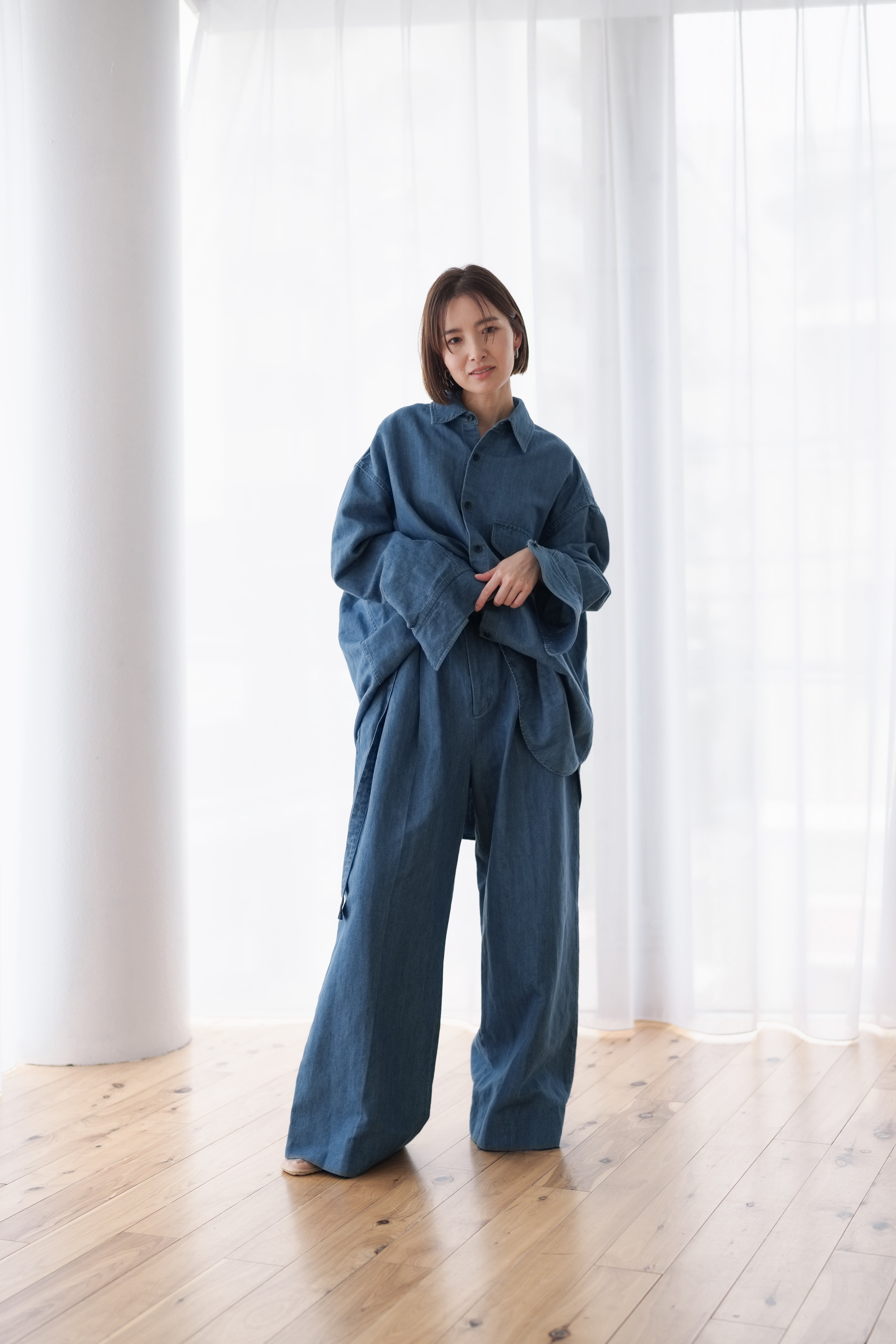 roughlaw デニム サイズレスパンツ DENIM sizeless pants 4月下旬から5月上旬頃に発送 | roughlow