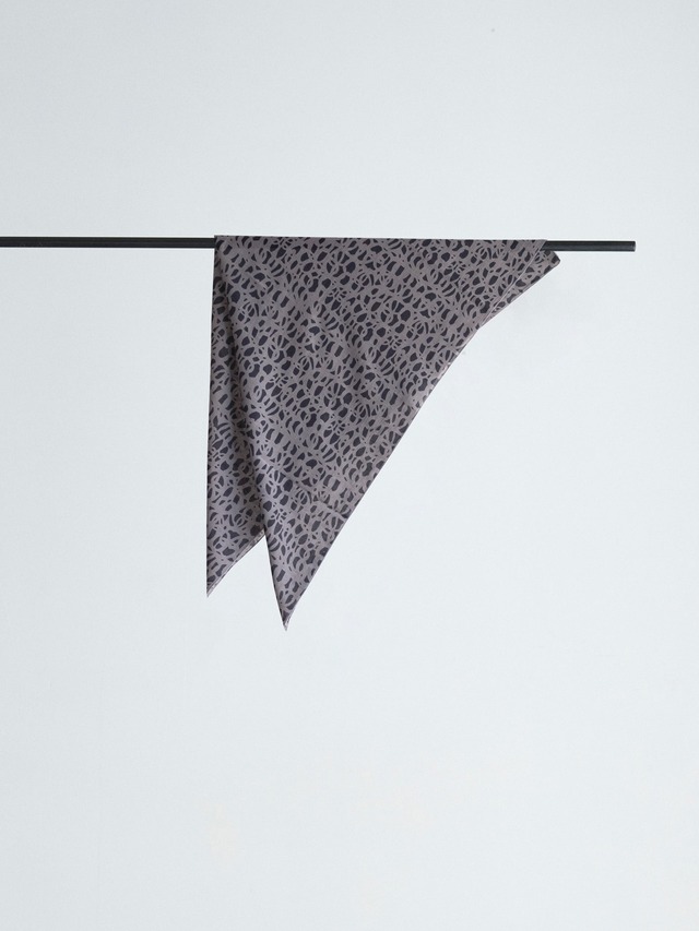 【NEW】Glint Scarf -Grey-