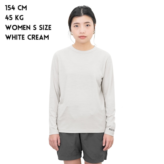 【RIDGE MOUNTAIN GEAR】Merino Basic Tee Long Sleeve（New Color）