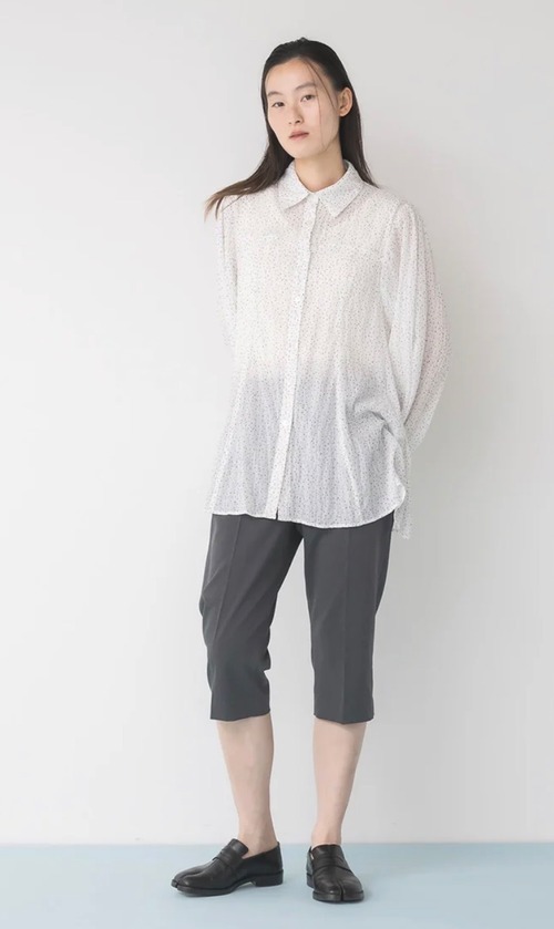 【mewl】 LOOSE CAPRI PANTS