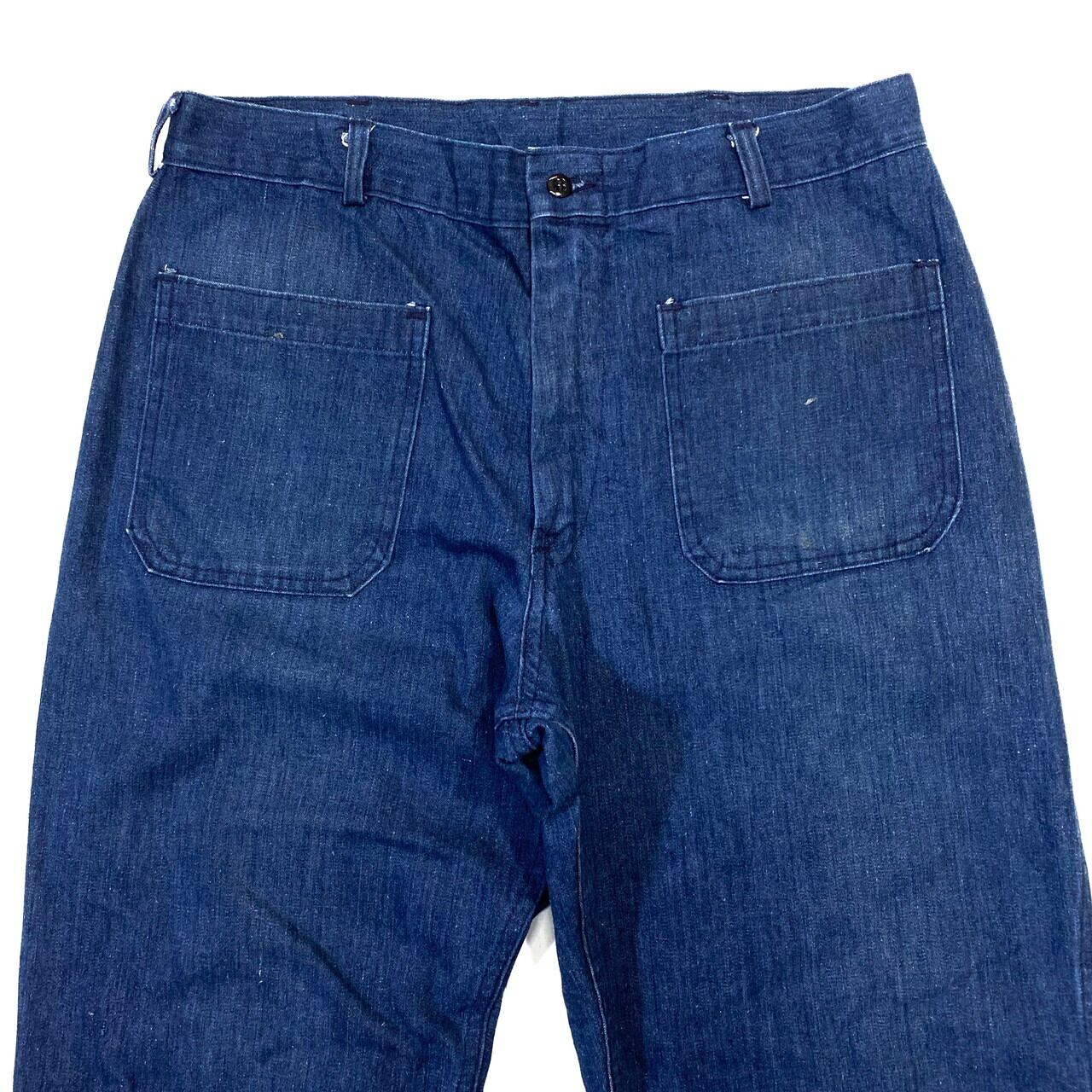 80s 90s US NAVY デニムセーラーパンツ フレアパンツW33 80s 90s US NAVY デニムセーラーパンツ フレアパンツW33