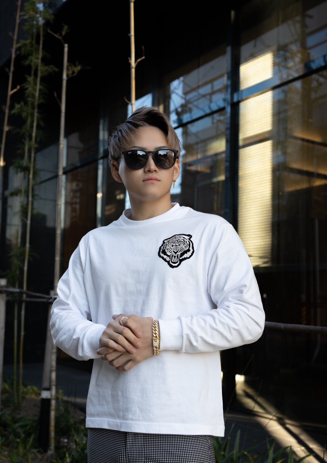 数量限定 REYES original TigerロンT 【ホワイト】 | REYES OFFICIAL