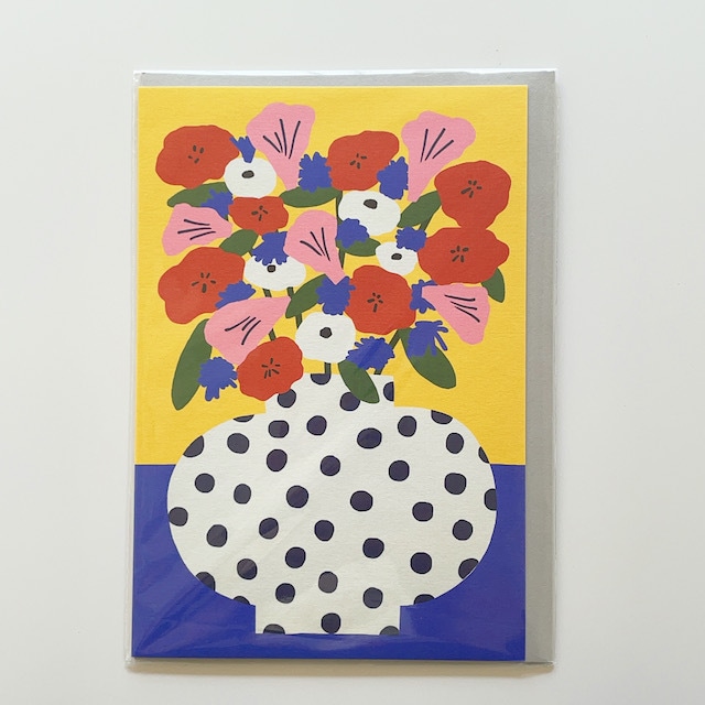 WRAP "FLOWERS" ART CARD  Artwork by Karl-Joel Larsson