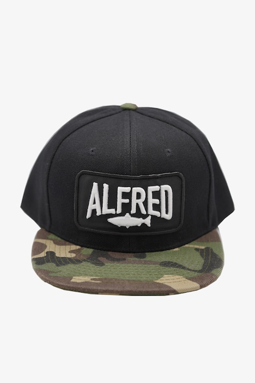 ALFRED BASEBALL CAP 「Trout」/  Black camo