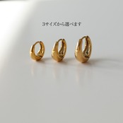 【選べる3サイズ】stainless hoop pierce SP311