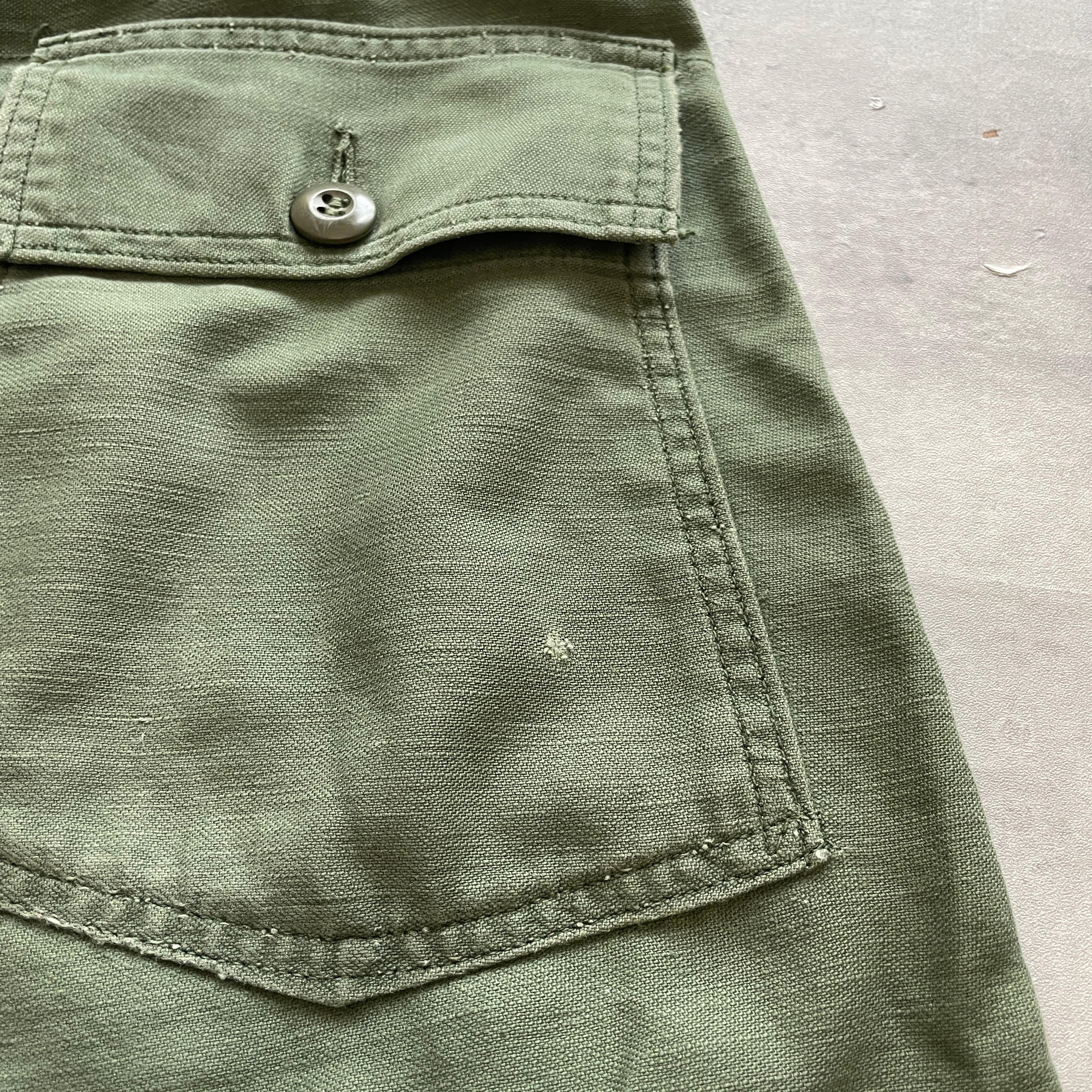 70s アメリカ軍 実物 OG107 ベイカーパンツ 30×33
