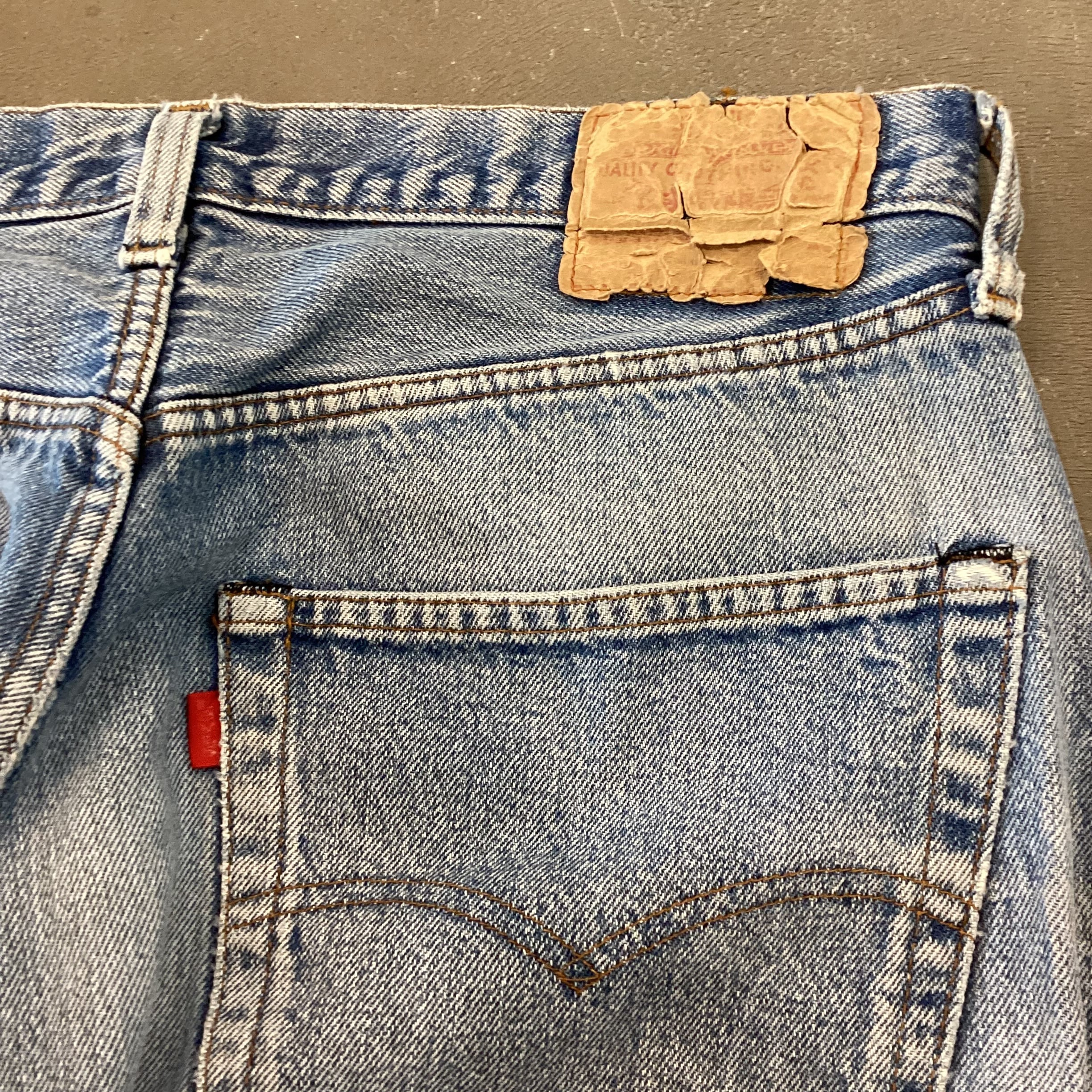 80s Levi's Lot.501 Denim Straight Pants “RED LINE” “Good Fade” 80