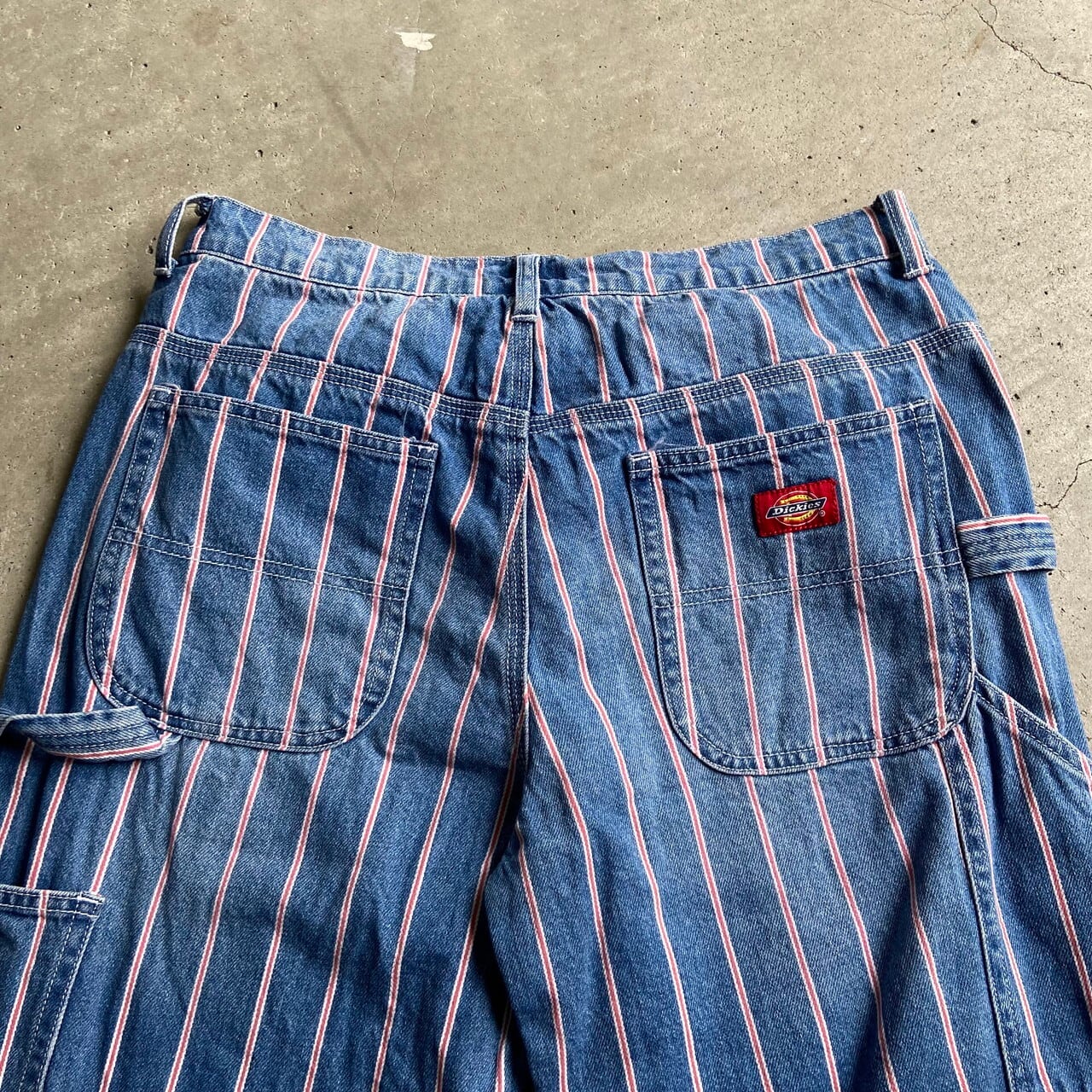 Dickies ディッキーズ ストライプ柄 デニムペインターパンツ