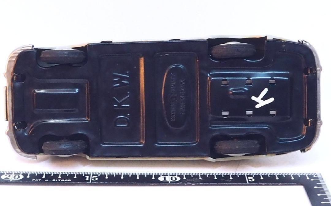満点の 萬代屋【DKW 1000 リムジン 薄いグレー】ブリキ ミニチュア