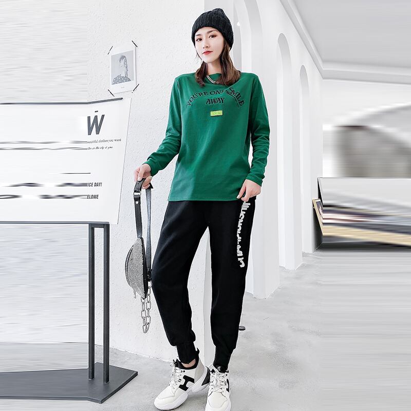 オータムウィンター薄手ルーズスタイルセーター シャツ Tシャツ カジュアルパンツ 大きめサイズ 秋物 冬物 ミックスインファッション29132773254