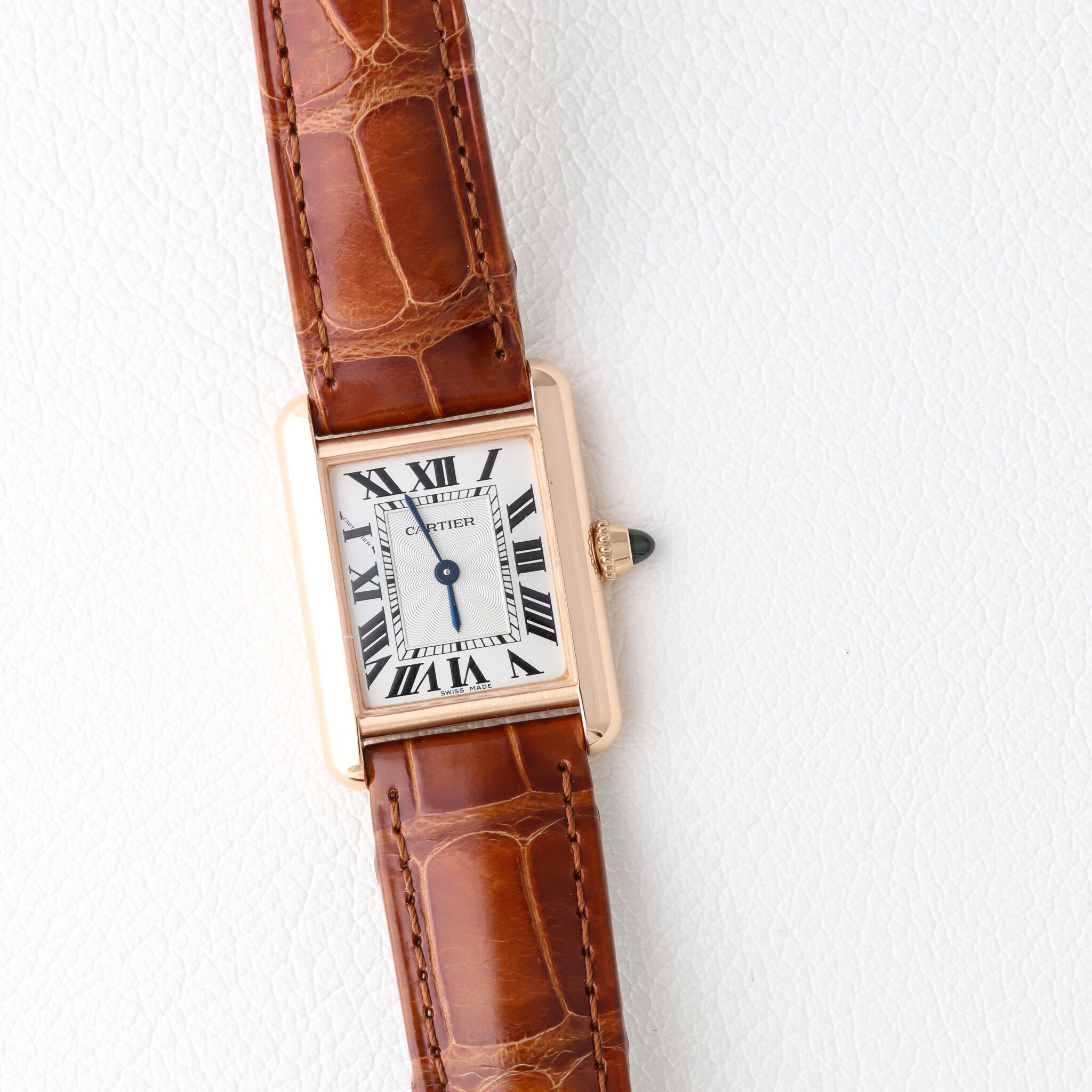 カルティエ タンクルイ SM ピンクゴールド 手巻き | Ante Official select