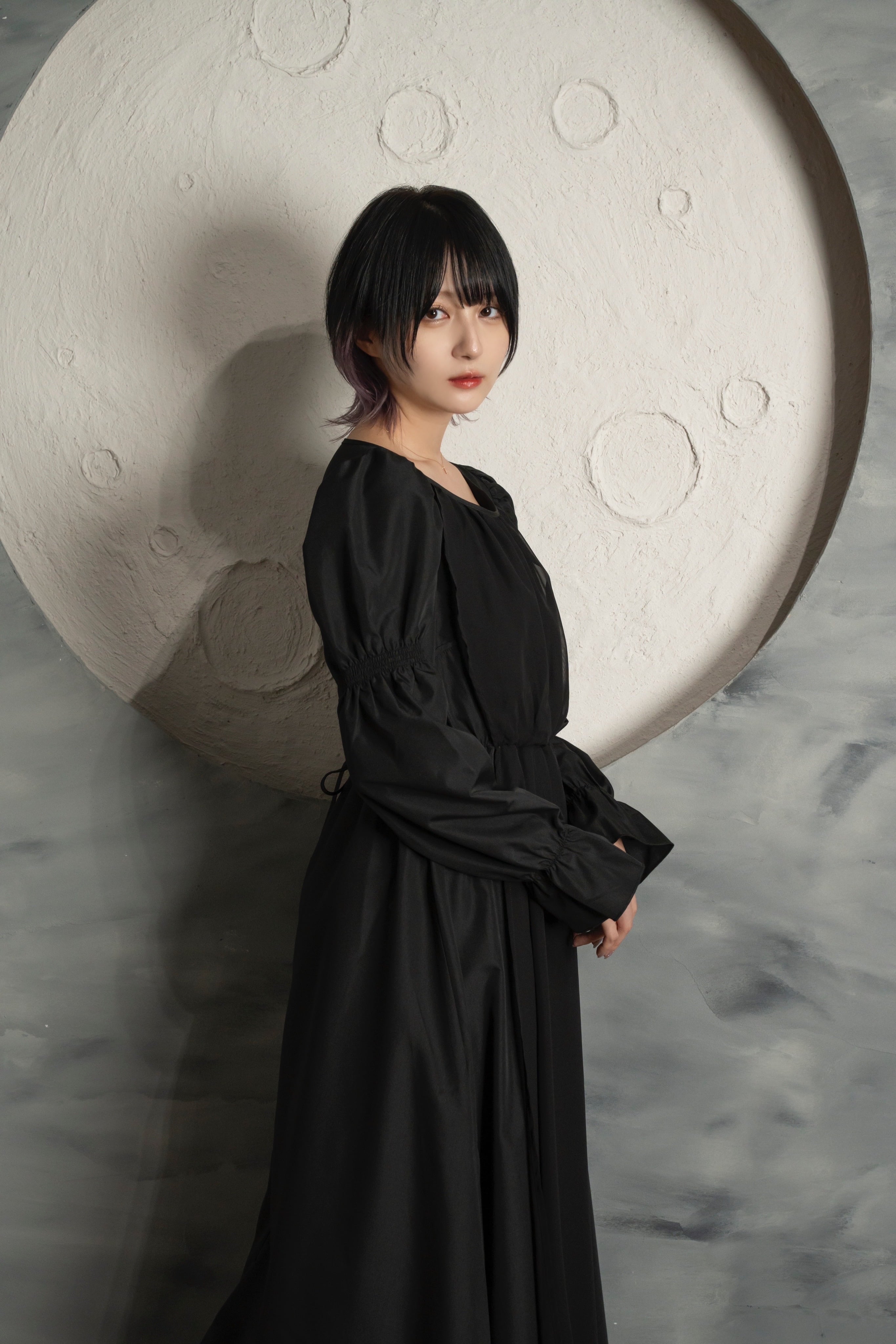 アンティークシルエットドレス / BLACK | noitique