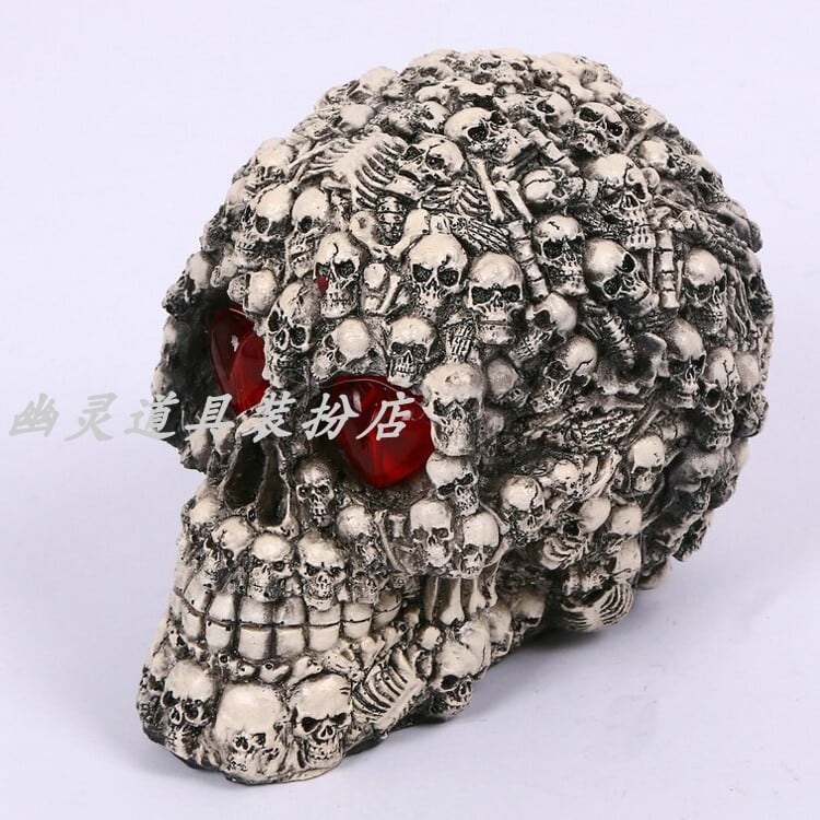 ドクロ スカル 髑髏 骸骨 頭蓋骨 鏡