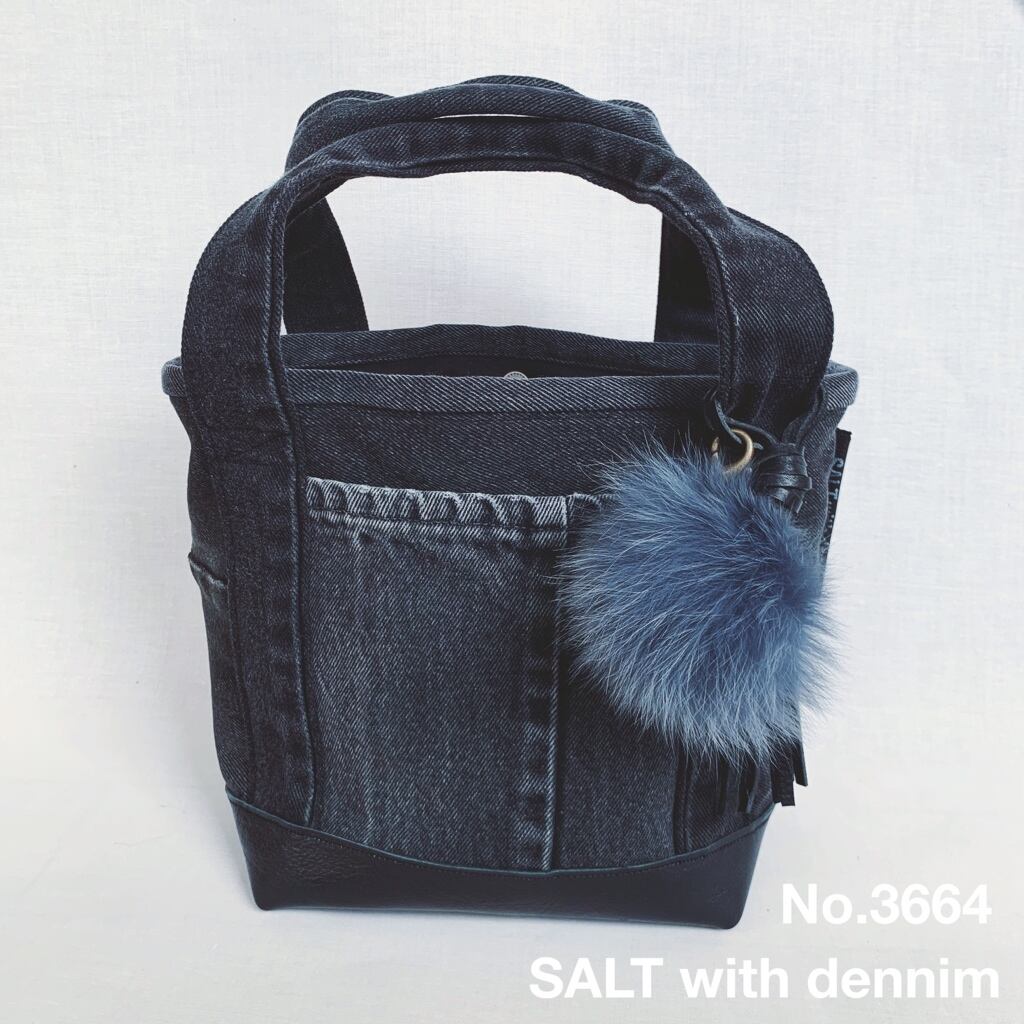 BlackDenim Saltyトート No.3664