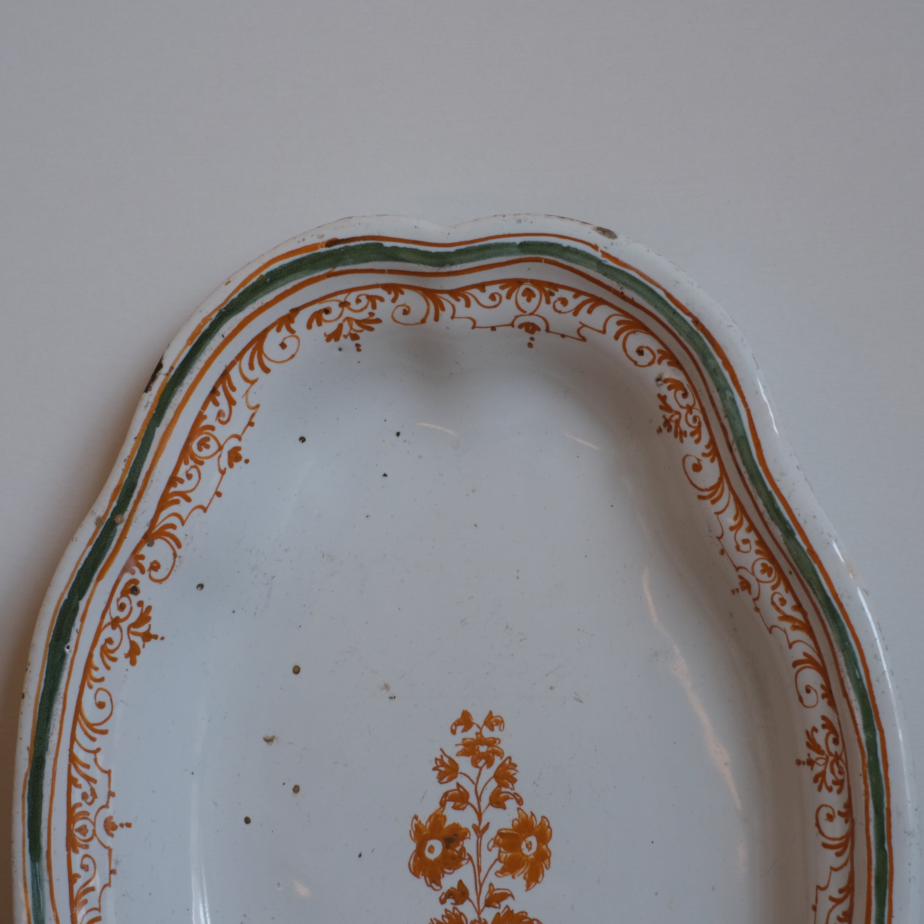 MOUSTIER フランス Moustiers / antique plate | blanche0523