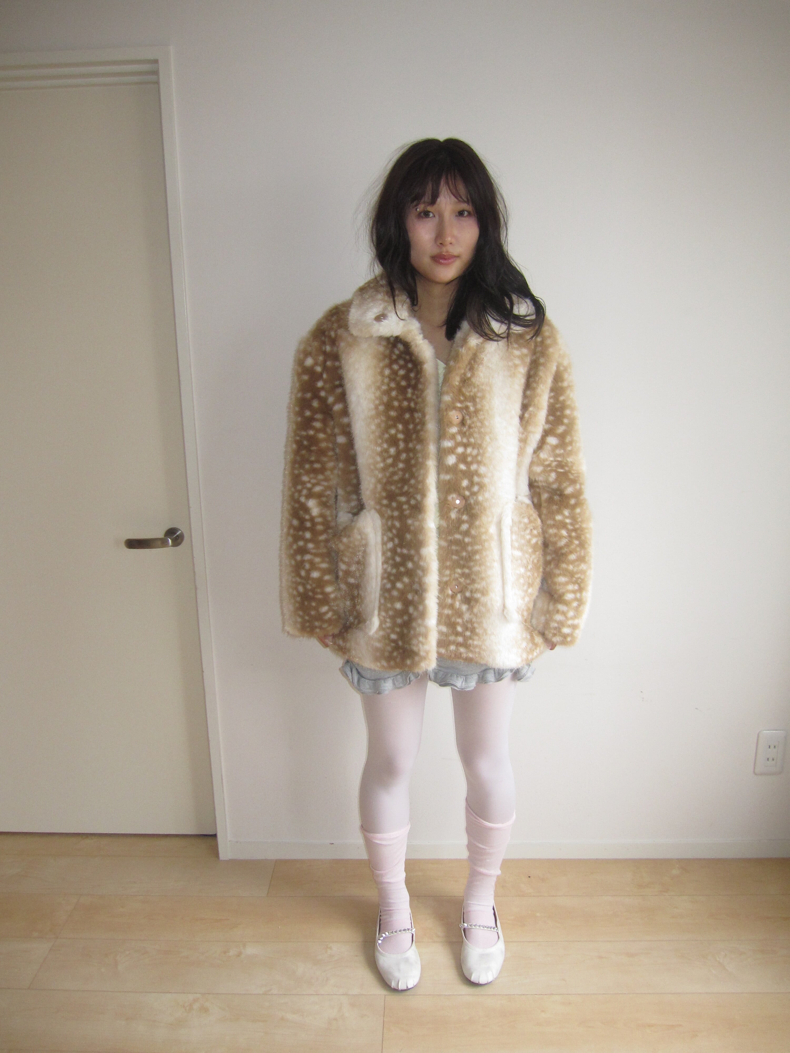 Bambi Fur Jacket beige | Pay ID
