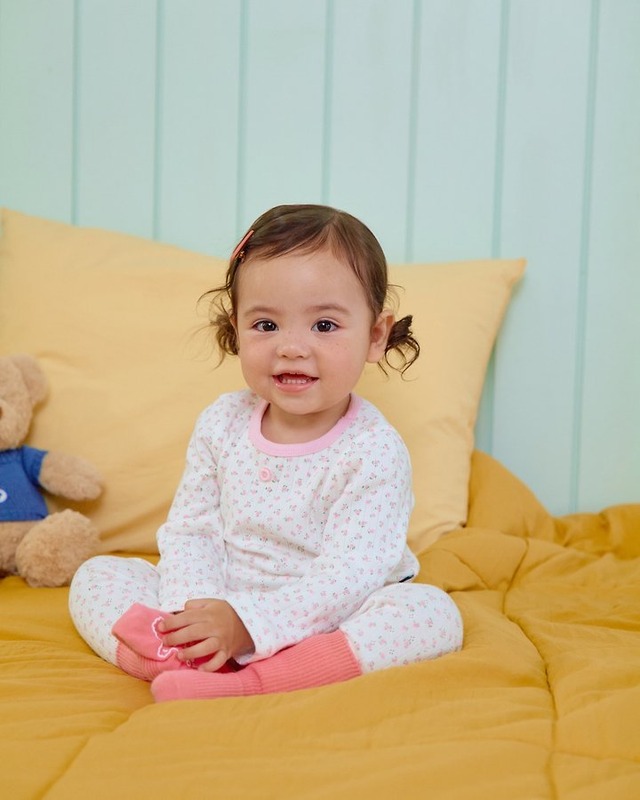 【取寄】oottbebe｜coco flower loungewear｜ココフラワールームウェア｜XS-XL｜kids｜26 autumn