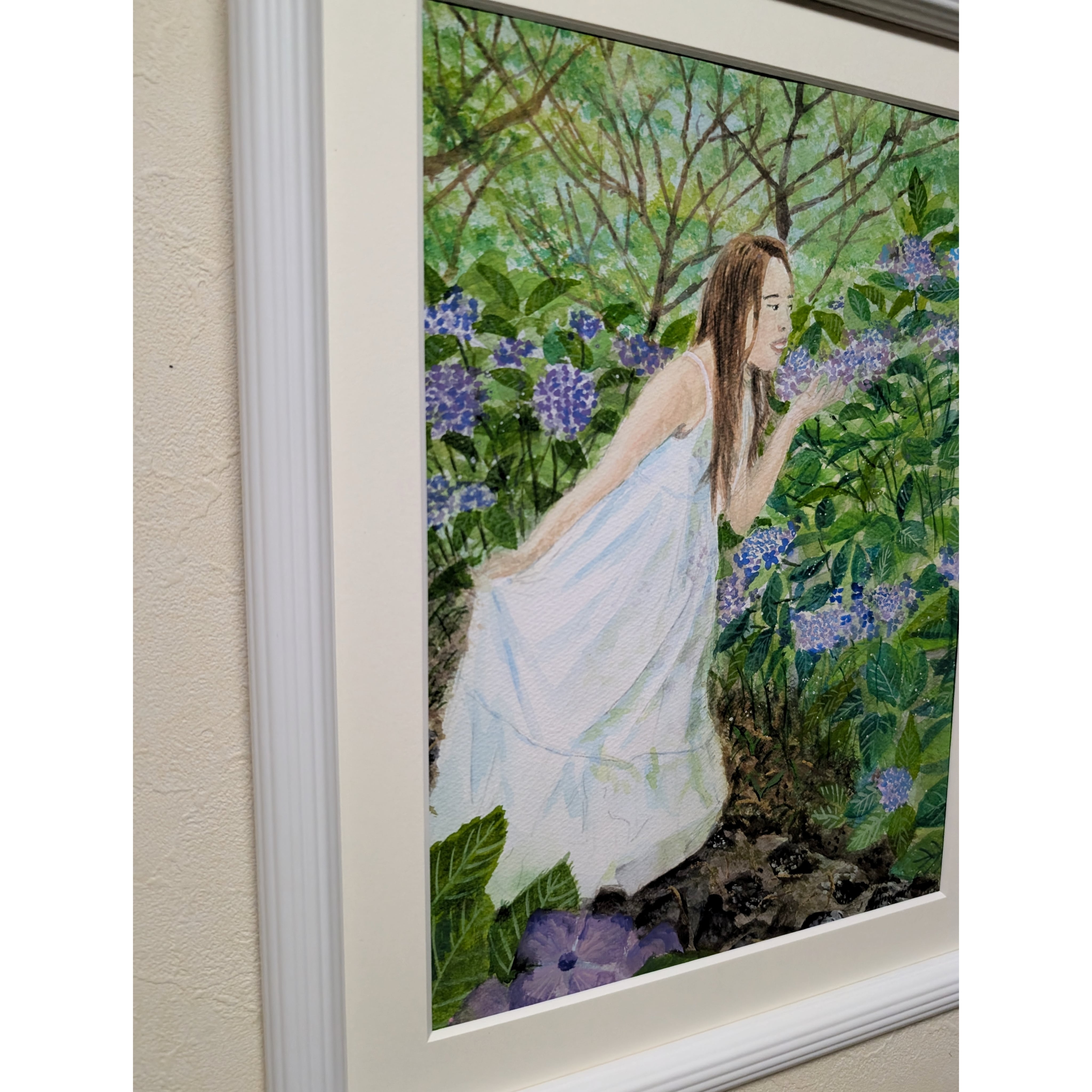 油絵　花 縦42cm 横32cm 油絵花 縦42cm 横32cm