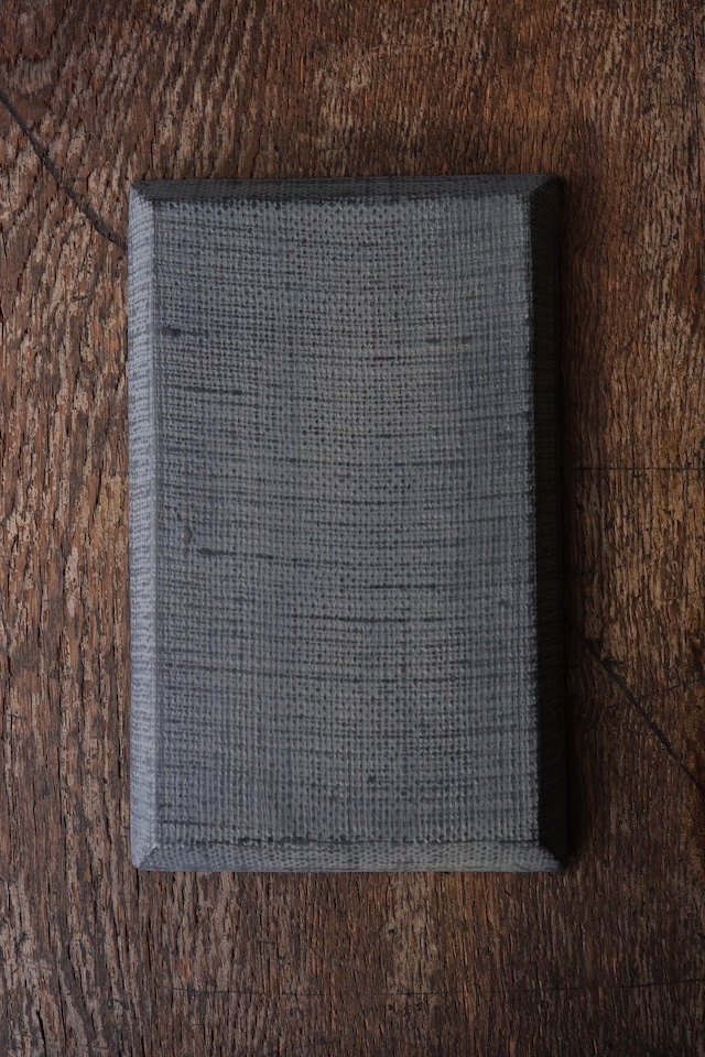 角皿 長方 小 墨白