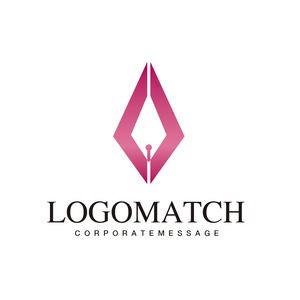 プロフェッショナルな万年筆のロゴ