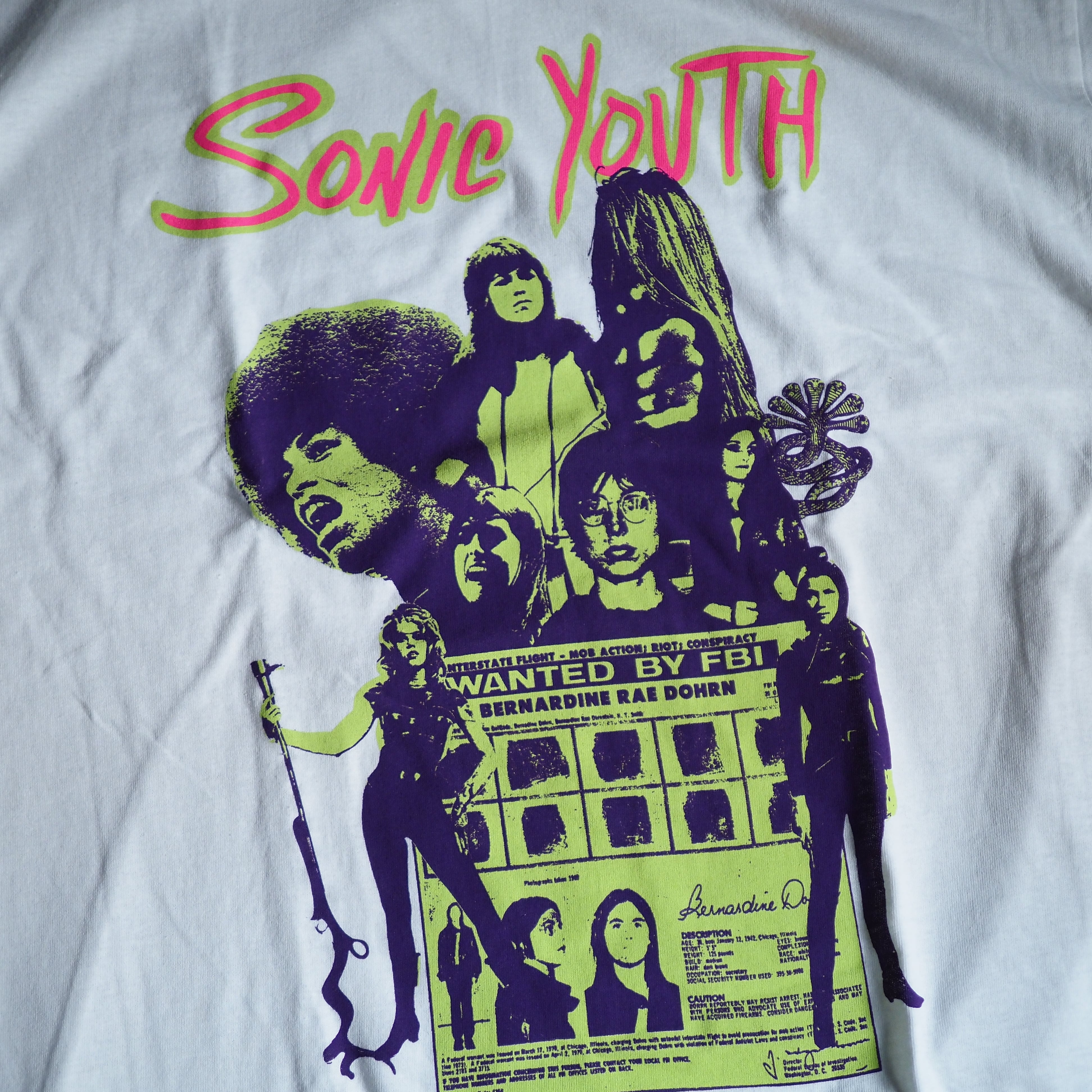 希少 90s ソニックユース SONIC YOUTH goo HanesTシャツ-