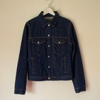 snap button denim jacket