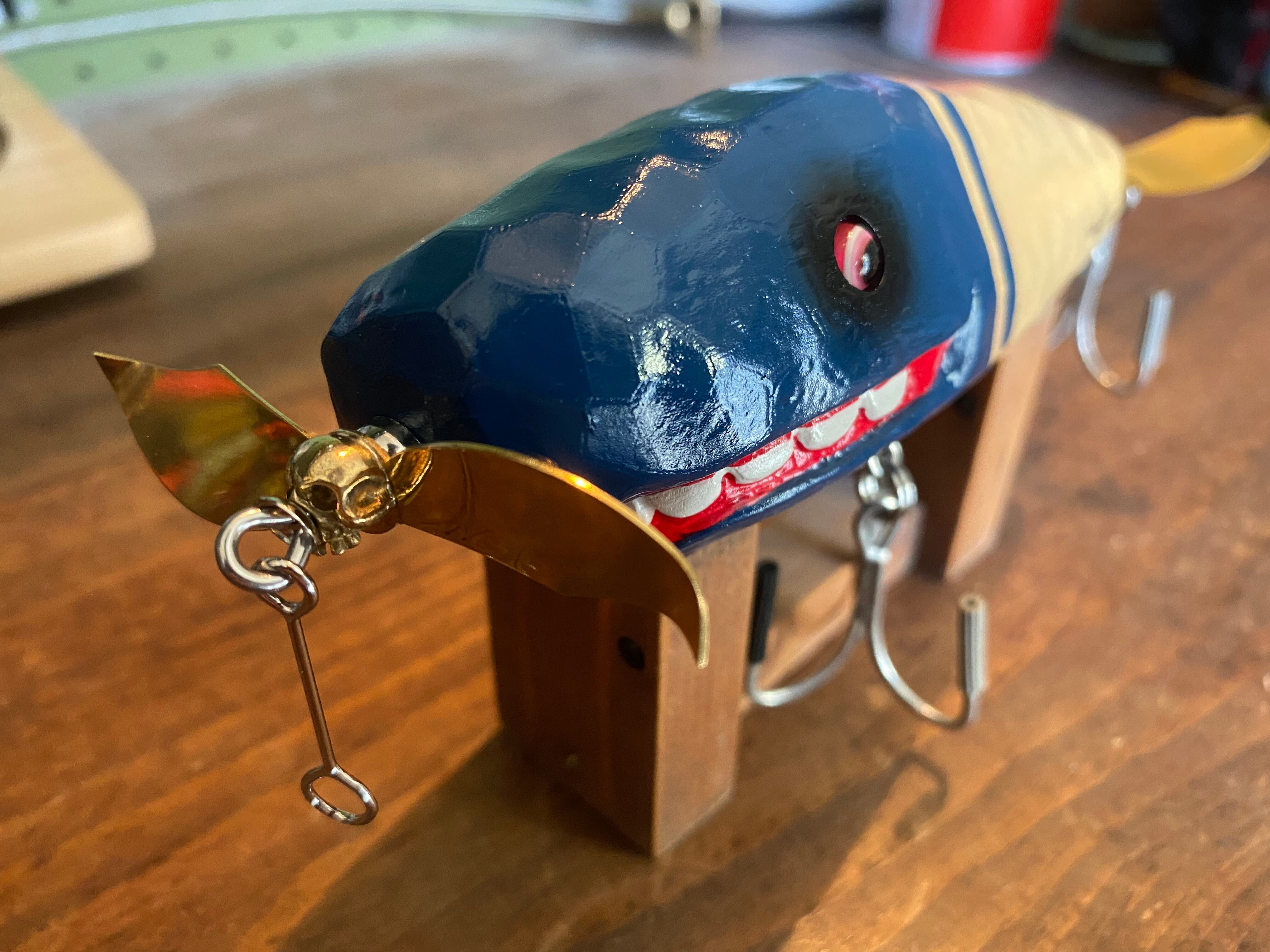 クジラ23号 一点物 | ハンドメイドトップウォータープラグ「WA-KA-