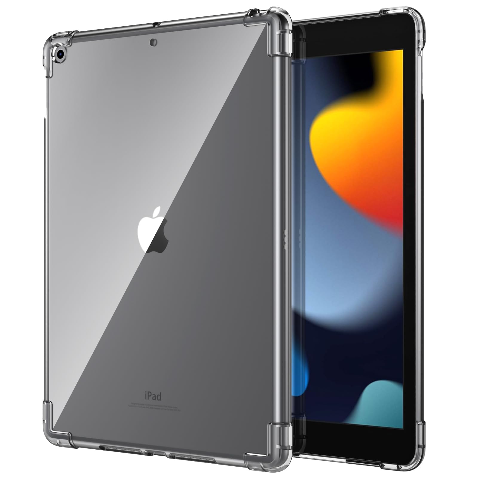 TiMOVO iPad 第9世代/第8世代/第7世代 ケース 10.2インチ TPU製 透明