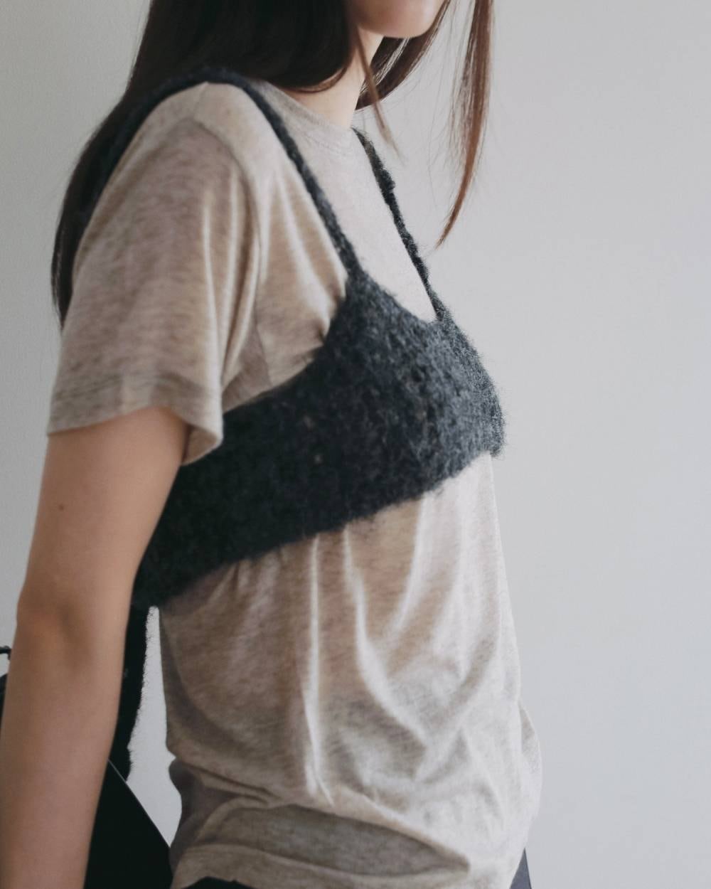 anuke 】Crochet Knit Bustier | valance 福井｜レディース セレクト