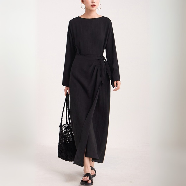 フレンチウエストマークワンピース　00911