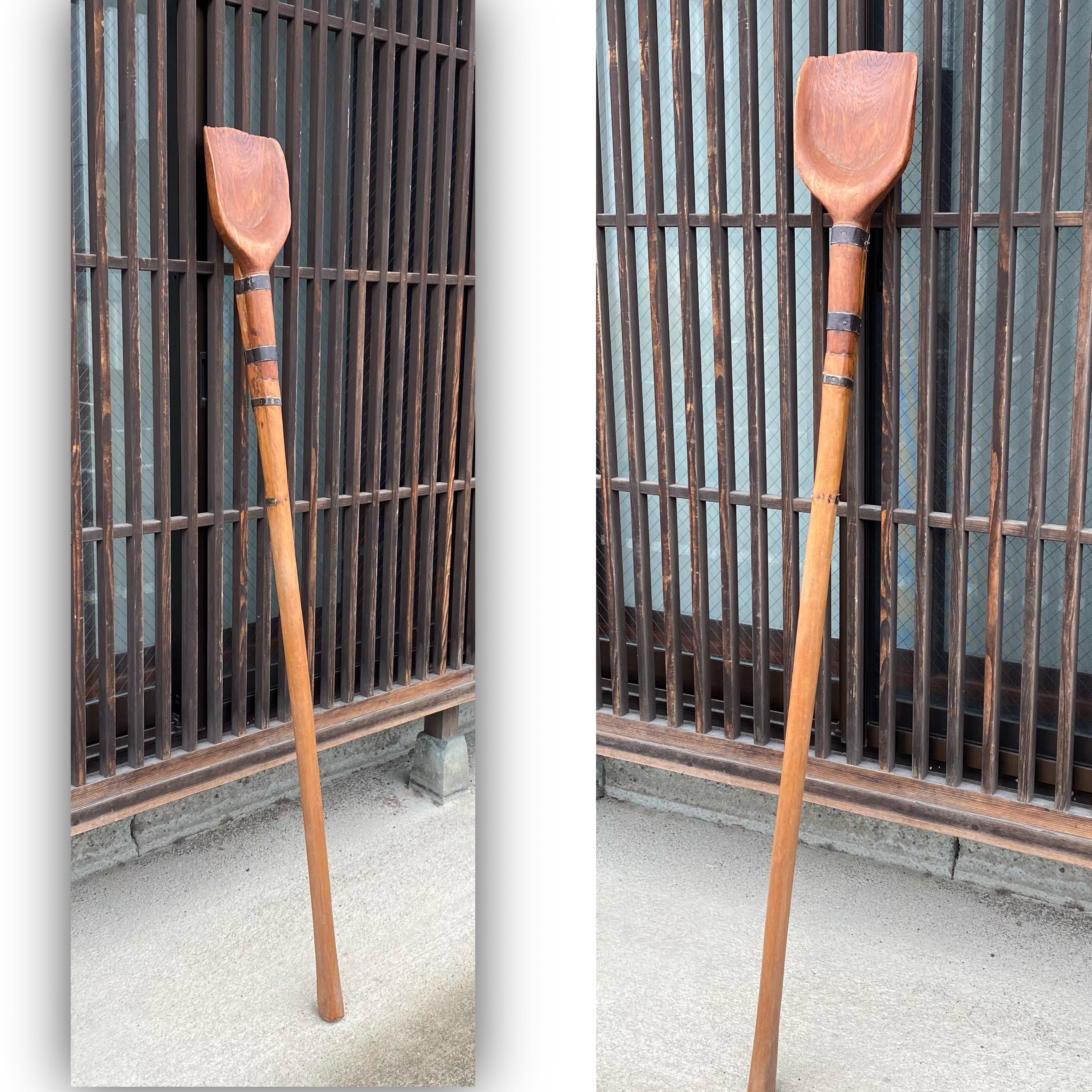 アンティーク パドルオブジェ インドネシア 木製