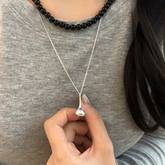 S925 Hyoutan  necklace (N213)