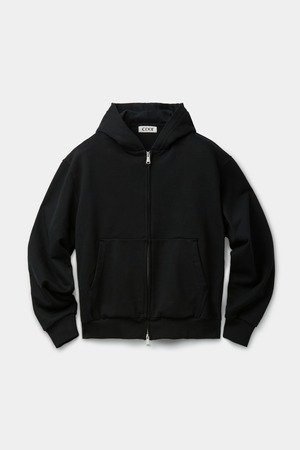[COOR] Minimal Cotton Hooded Zip Jumper (Black) 正規品 韓国ブランド 韓国通販 韓国代行 韓国ファッション クール クーア クアー COOR 日本 店舗