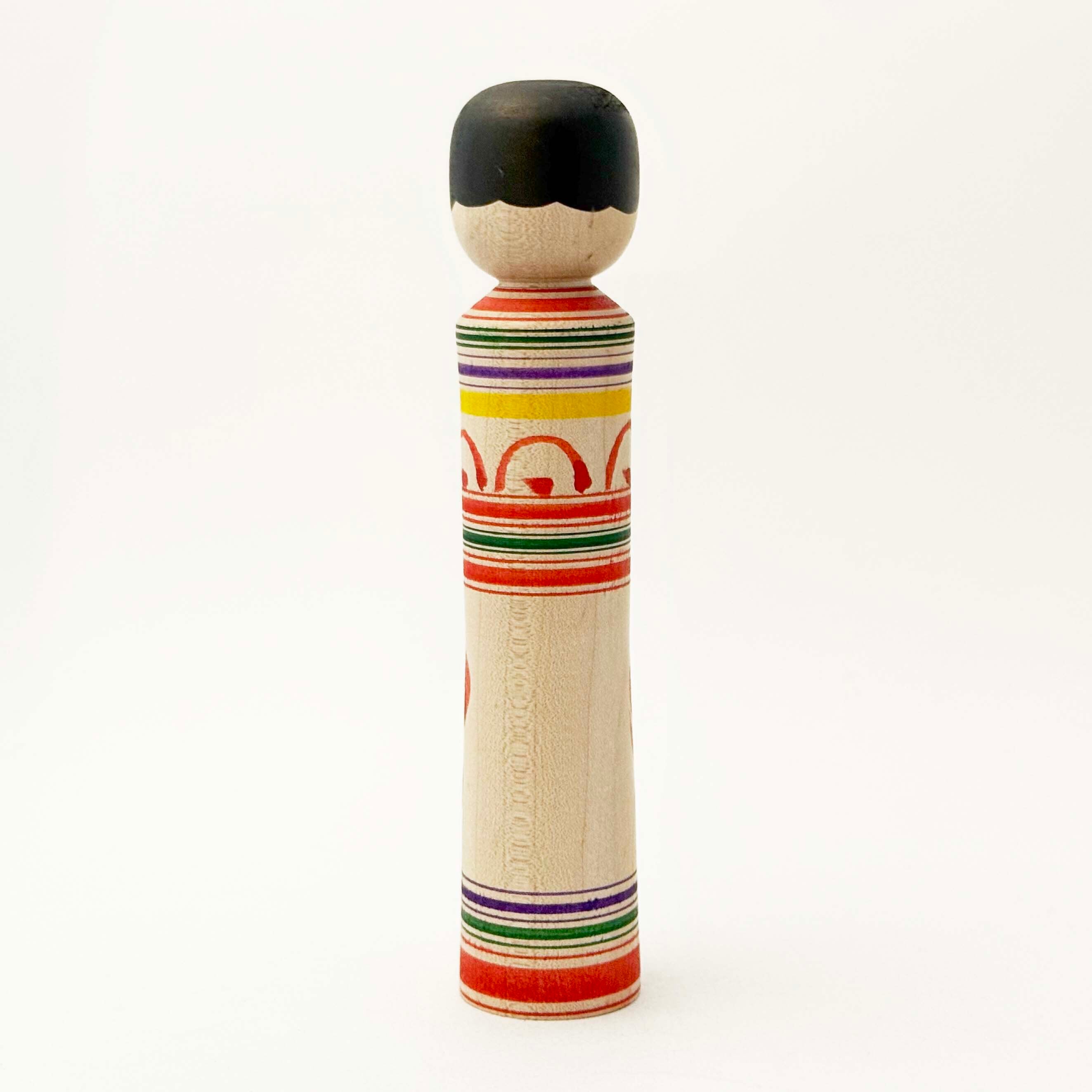 津軽系 / 北山盛治工人（椿とアイヌ模様）