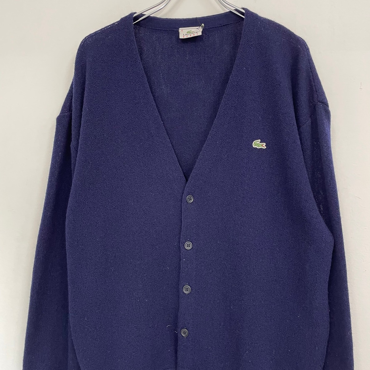 LACOSTE used cardigan C SIZE:6 S2 | one day store