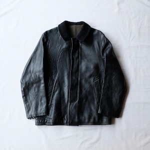 50s FRENCH VINTAGE LEATHER JACKET