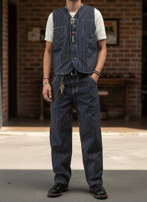 Classic Wabash Stripe Straight Pants