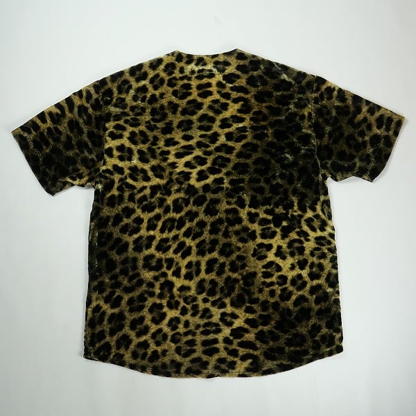 25SS SUPREME ベルベット ベースボール ジャージ シャツ M Size【M】 SUPREME シュプリーム 25SS Velvet Baseball Jersey Leopard