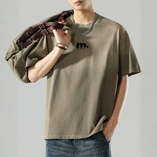 ワイドシルエット グラフィックTシャツ af0536